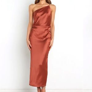 Luella Dress - Rust